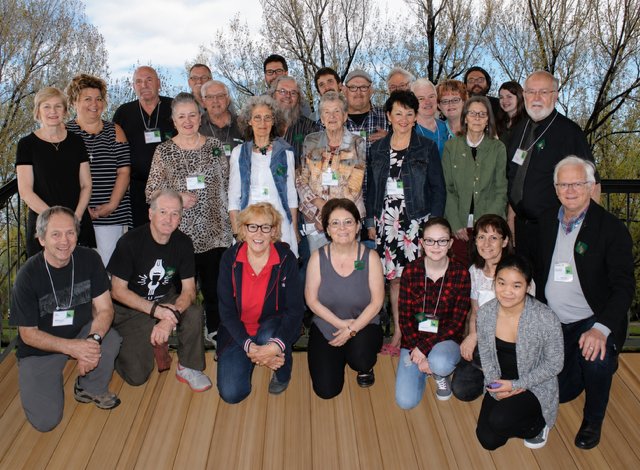 Photo de groupe au Festival des gosseux, 2013